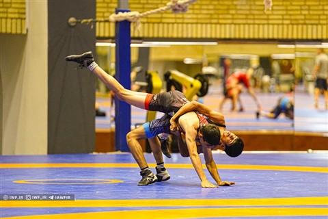 اردوی تیم ملی کشتی فرنگی نوجوانان / سیرجان :